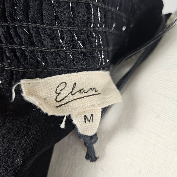 Elan - Size: M - Striped Ruffle Dress - Picture 5 of 6